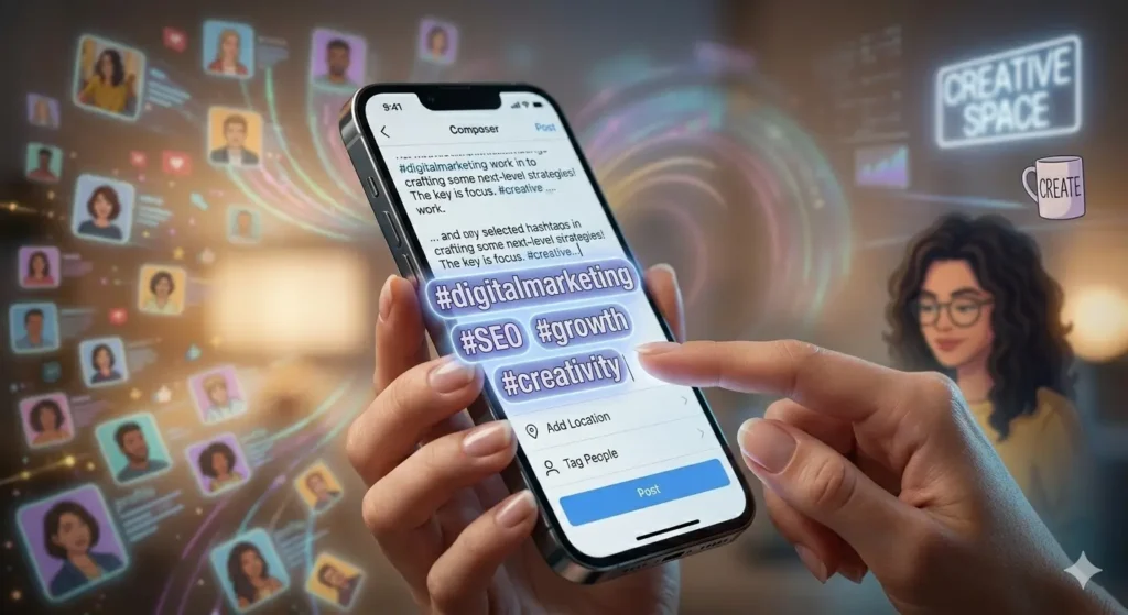 Smart use of hashtags in social media optimization to improve reach and engagement