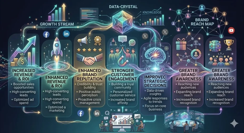 why hiring social media management companies improves business growth